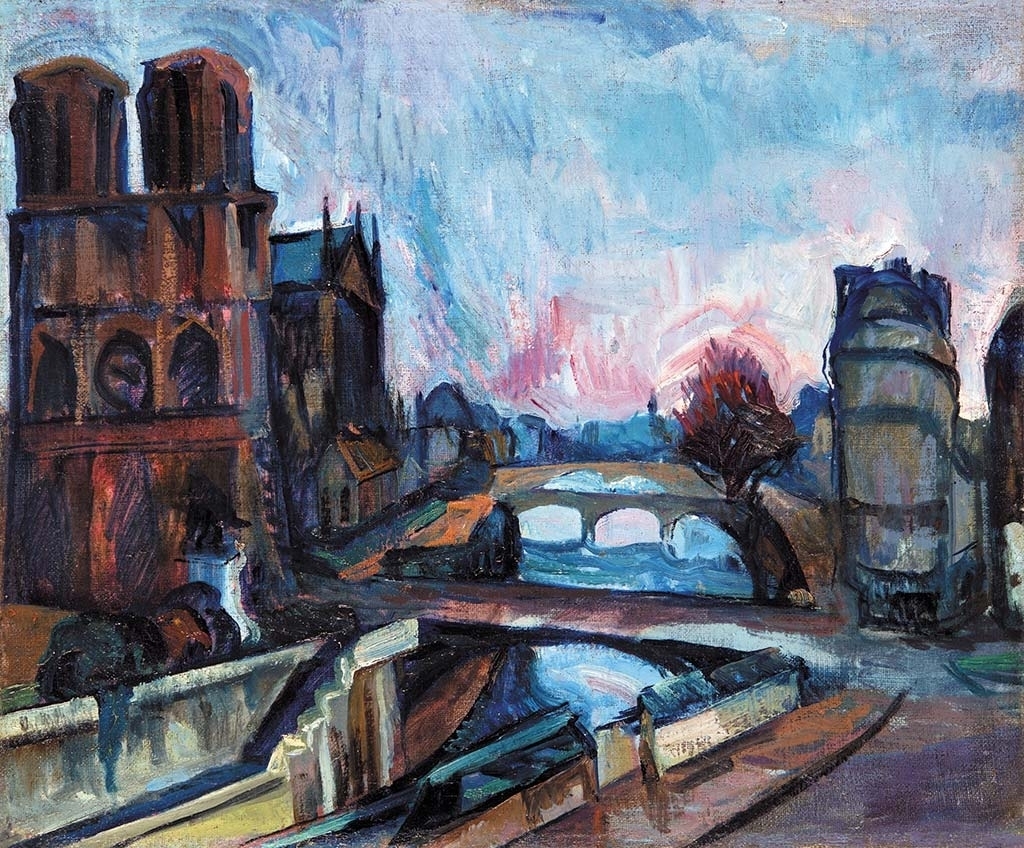 Perlrott-Csaba Vilmos (1880-1955) Notre Dame