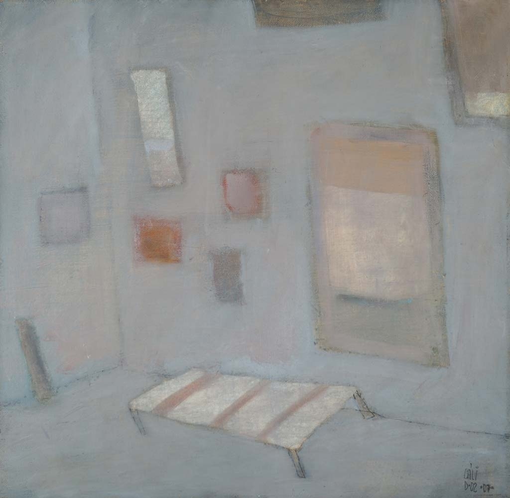 Váli Dezső (1942-) Atelier at the End of Winter, 2002 - A/2002/21