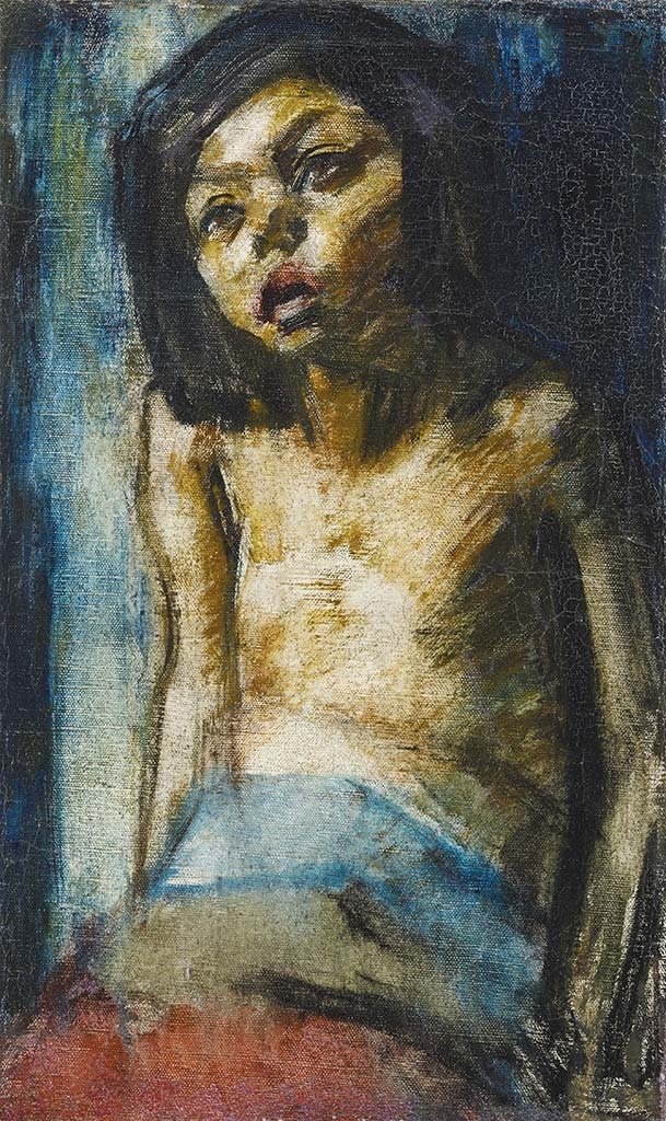 Vaszary János (1867-1939) Portrait of a Young Girl