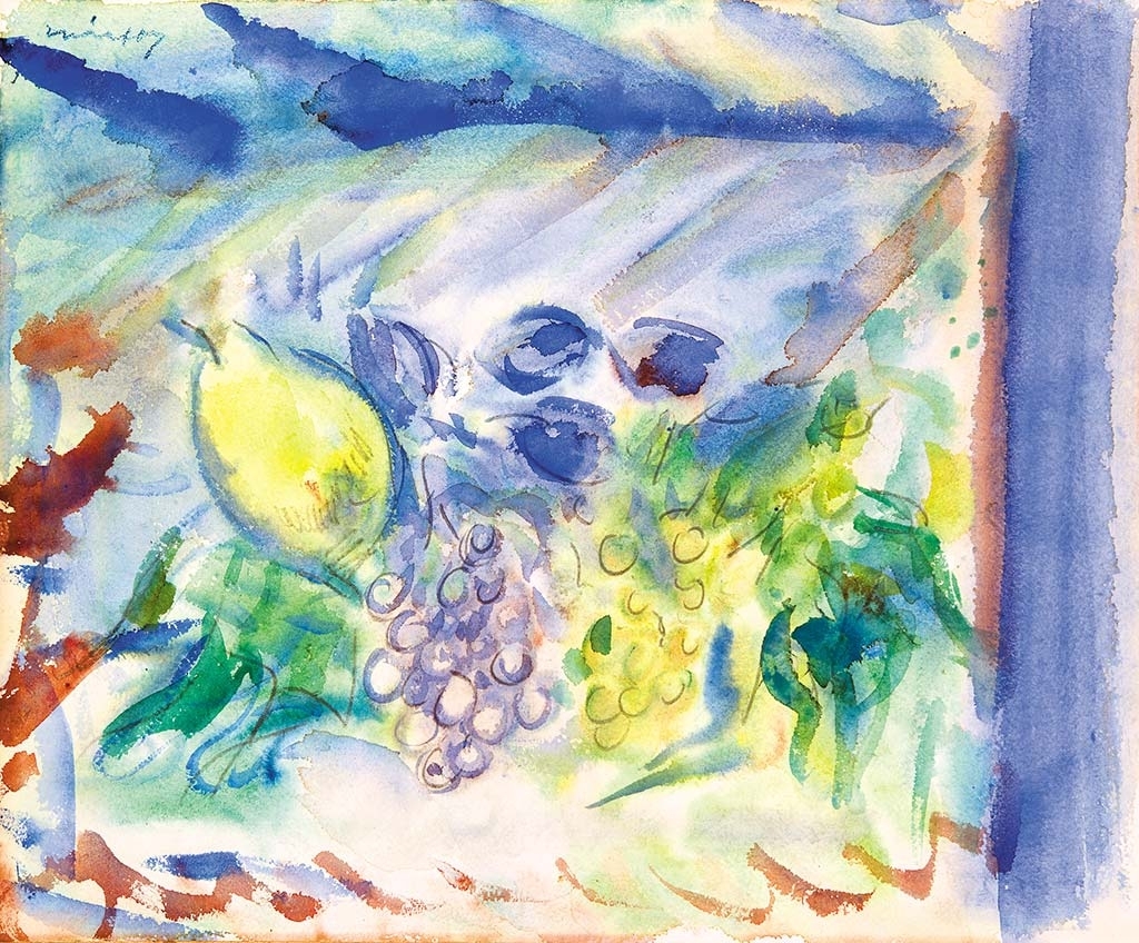 Márffy Ödön (1878-1959) Still life with Fruits of Autumn