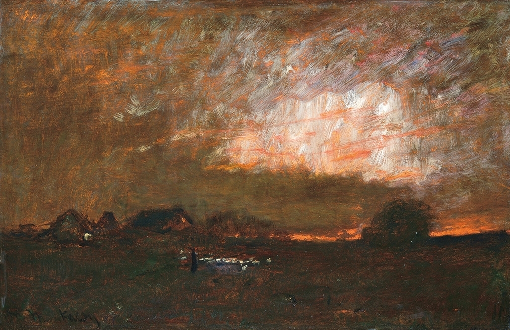 Munkácsy Mihály (1844-1900) Sunset, 1873