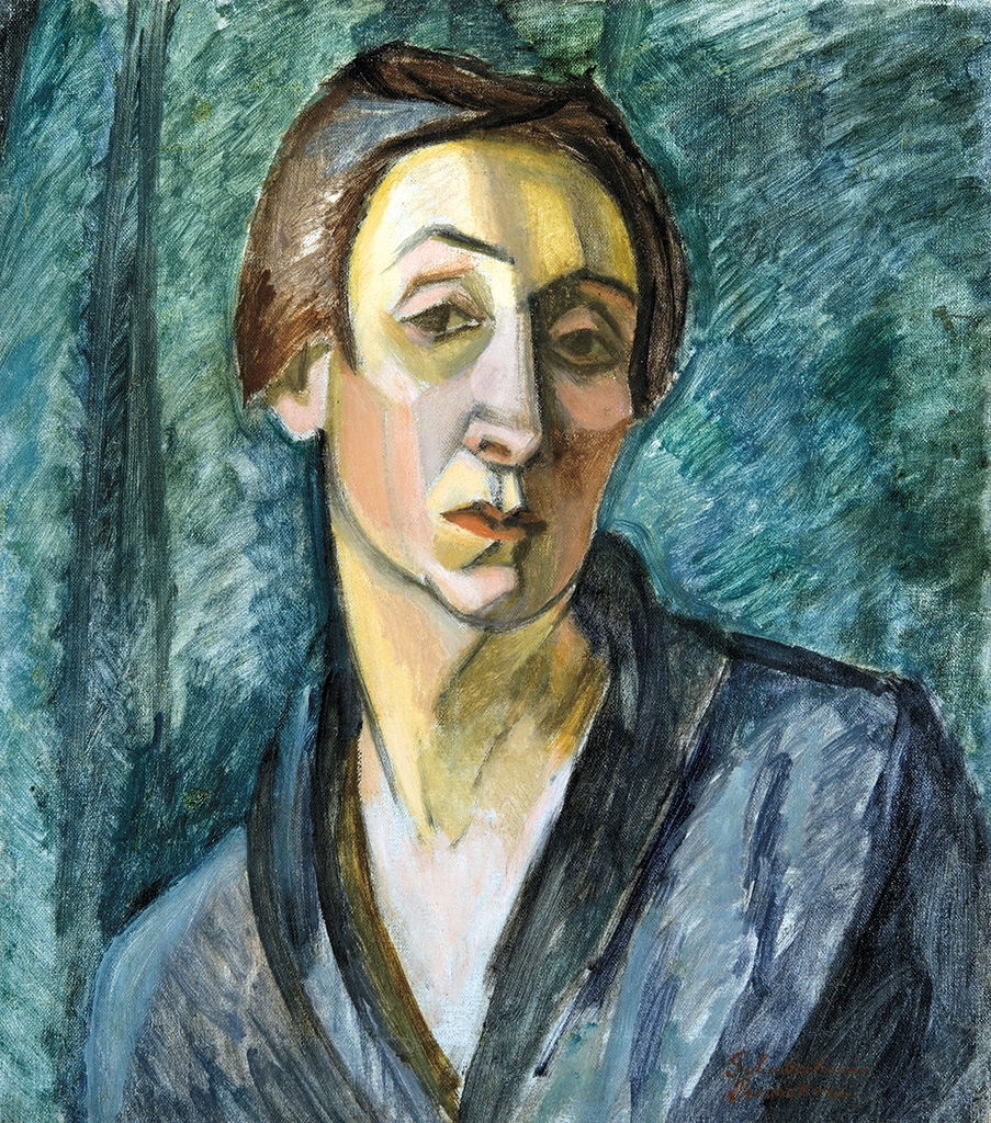 Lanow Mária (1880-1951) Self-portrait
