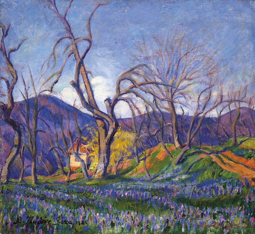 Kádár Géza (1878-1952) Spring in Baia Mare, 1925