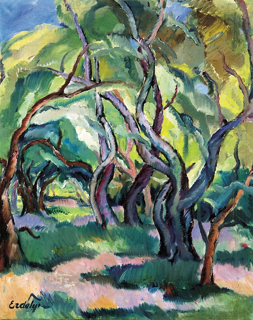 Erdélyi Béla (1891-1955) Trees
