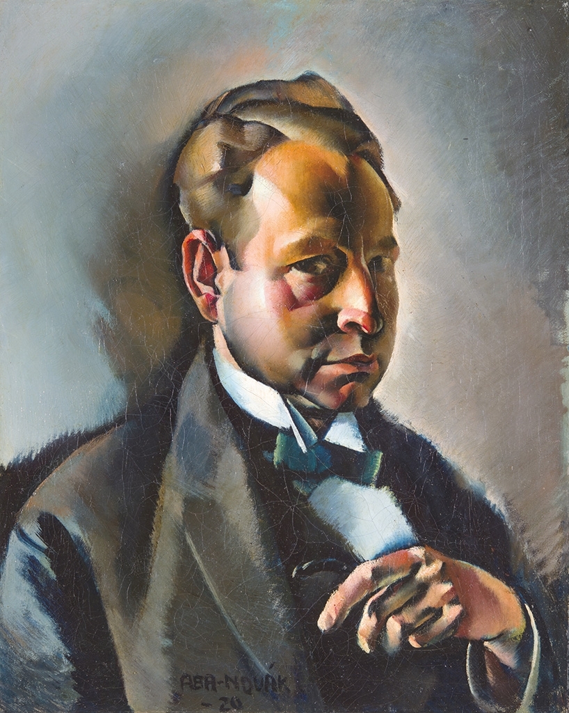 Aba-Novák Vilmos (1894-1941) Male portrait (Szász, Tibor), 1920