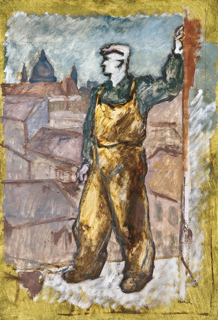 Bortnyik Sándor (1893-1976) Construction worker, 1941