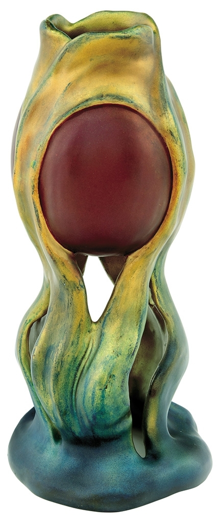 Zsolnay Tulip chalice, Zsolnay, c. 1900