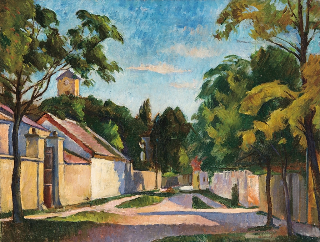Perlrott-Csaba Vilmos (1880-1955) View of Szentendre, c. 1930