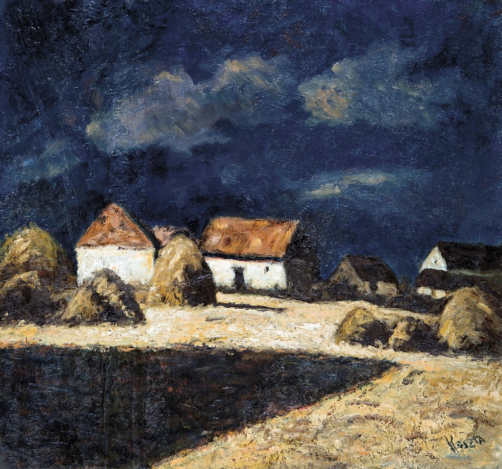 Koszta József (1861-1949) Lights before the storm