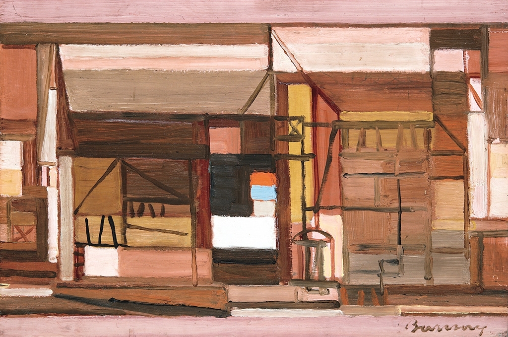 Barcsay Jenő (1900-1988) Abstract house