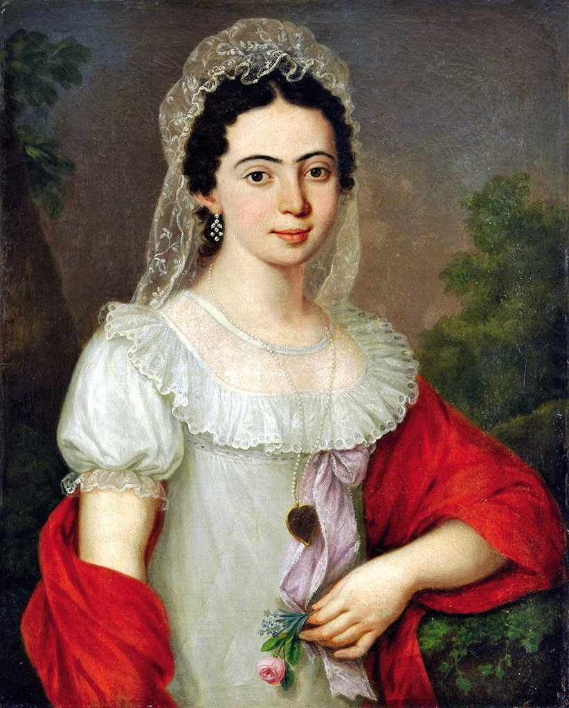 Donát János (1744â€“1830) Portrait of a young lady, 1819