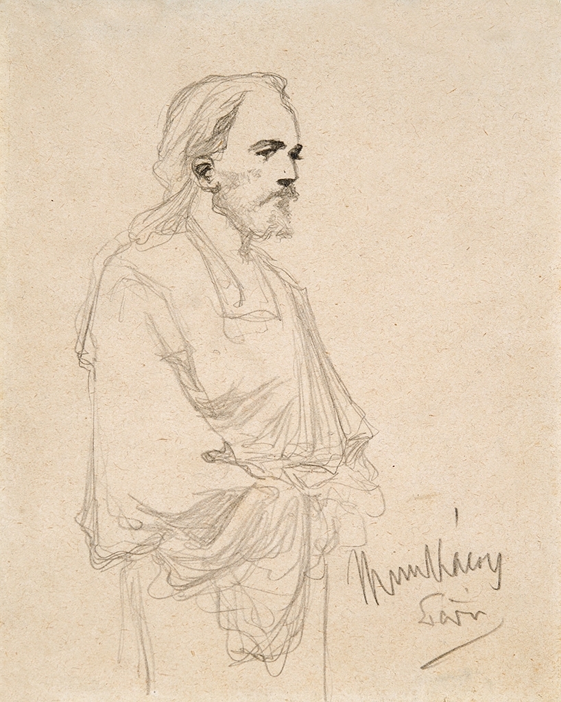 Munkácsy Mihály (1844-1900) Vázlat a Krisztus Pilátus előtt című képhez