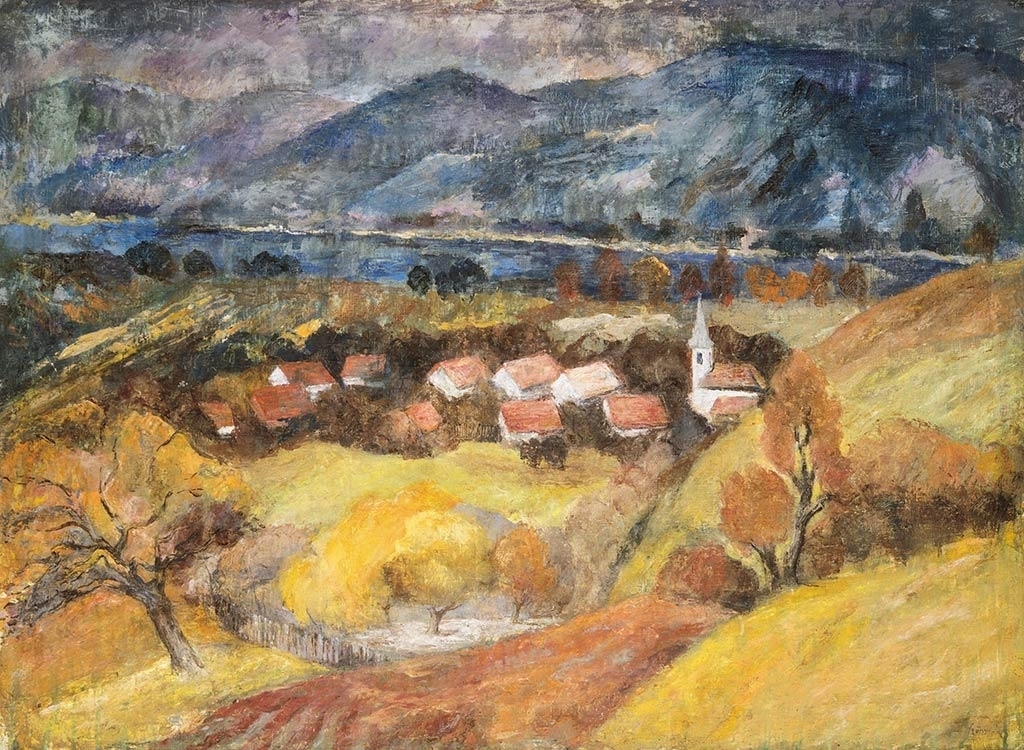 Szőnyi István (1894-1960) Zebegényi táj
