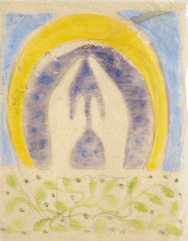 Bálint Endre (1914-1986) Prayer (Book of Psalms) - Jerusalem Biblie-illustration, 1959
