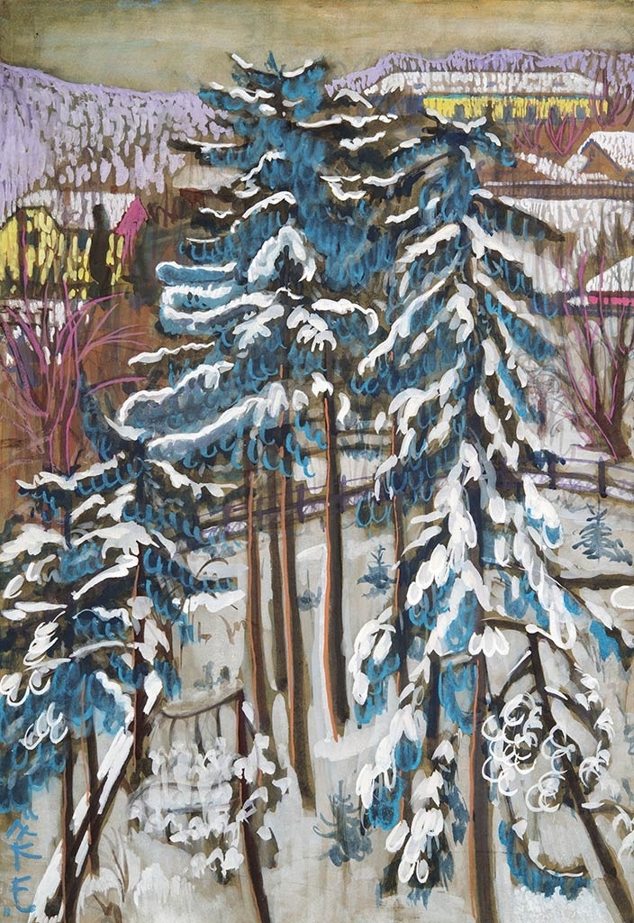 Boromisza Tibor (1880-1960) Winter forest