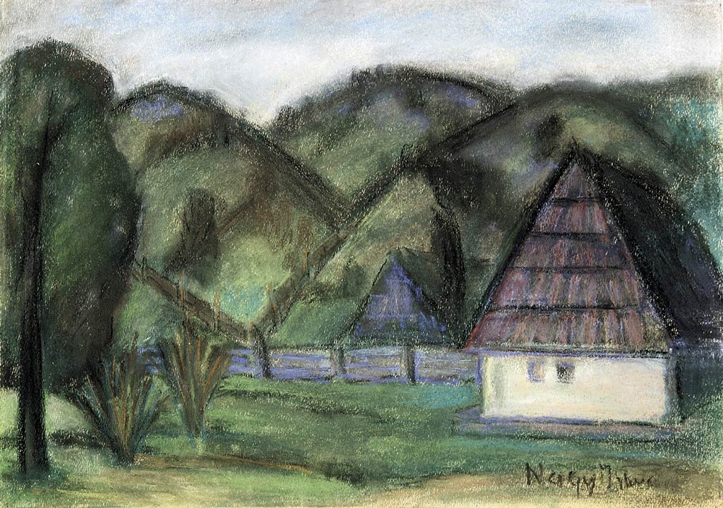 Nagy István (1873-1937) Ház a dombok között