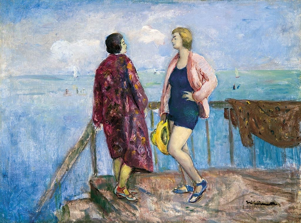 Iványi Grünwald Béla (1867-1940) Bathers at Lake Balaton, 1937