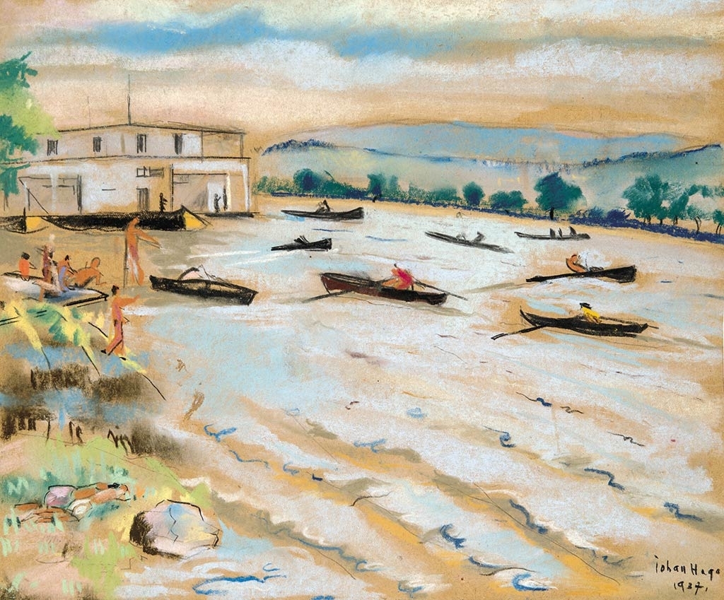 Johan Hugó (1890-1951) Boat-house, 1937