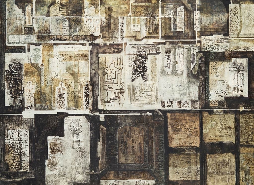 Ország Lili (1926-1978) Pompeji falak, 1970-1972