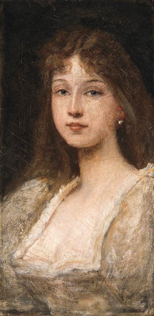 Lotz Károly (1833-1904) Lotz Ilona portréja