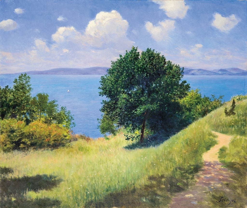 Szinyei Merse Pál (1845-1920) Nice weather (Sunny weather at Lake Balaton), 1917