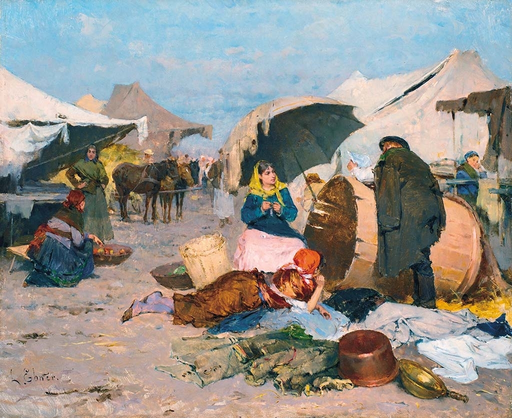 Deák Ébner Lajos (1850-1934) In the Fair