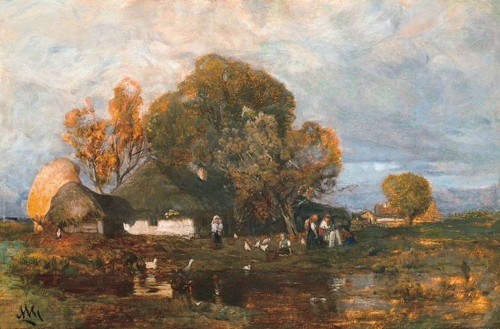 Mészöly Géza (1844-1887) Farm, around 1880