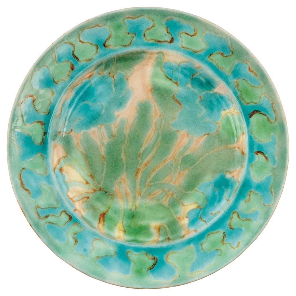 Zsolnay Plate from the Andrássy Dining Room Set, Zsolnay, 1898