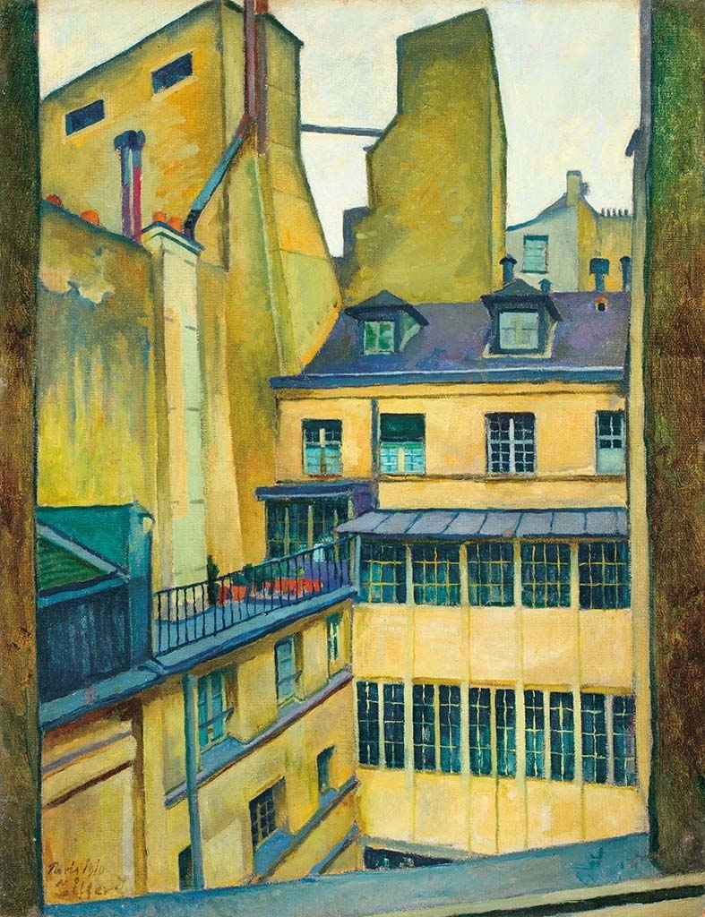 Ziffer Sándor (1880-1962) Rue Vaugirard (View of the Backyard), 1910