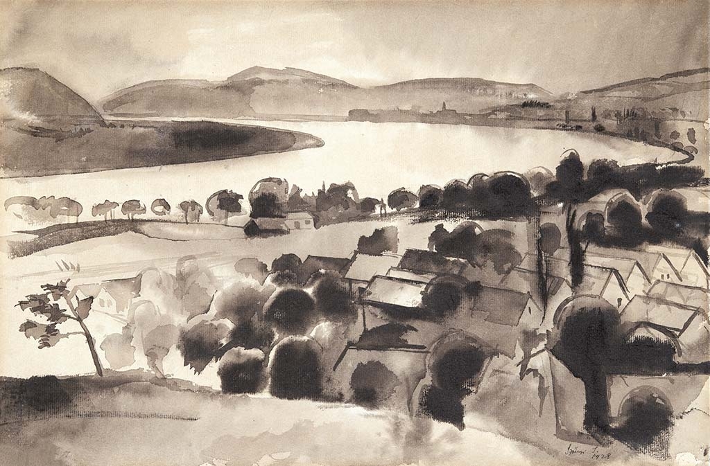 Szőnyi István (1894-1960) Water Surface,  1928