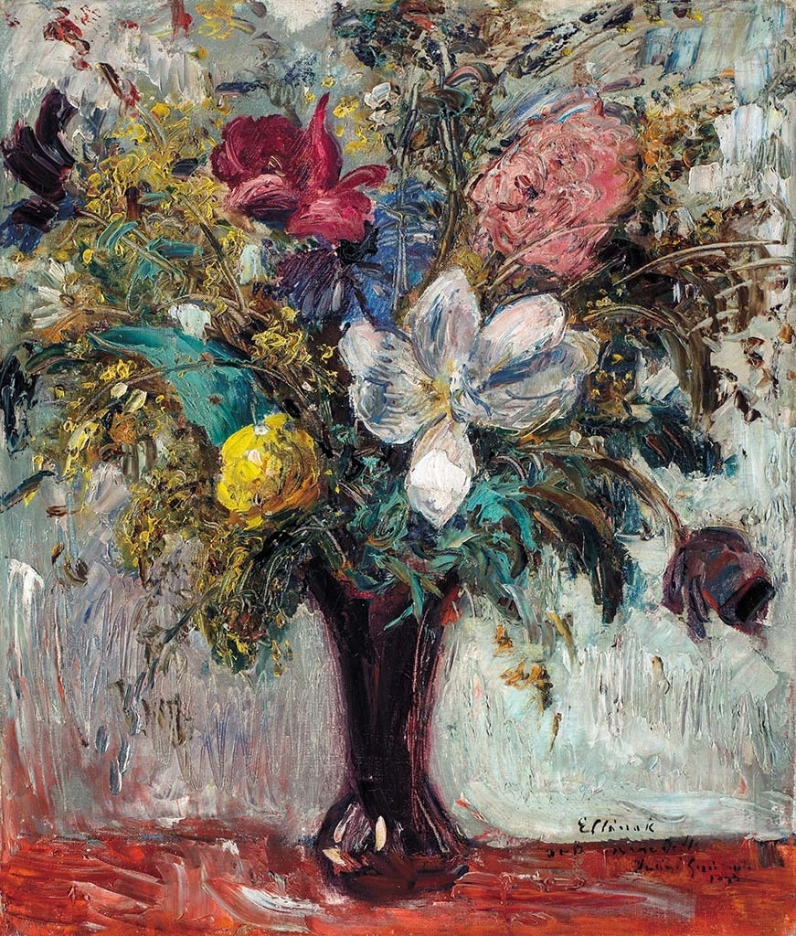 Iványi Grünwald Béla (1867-1940) Still-life with Flowers
