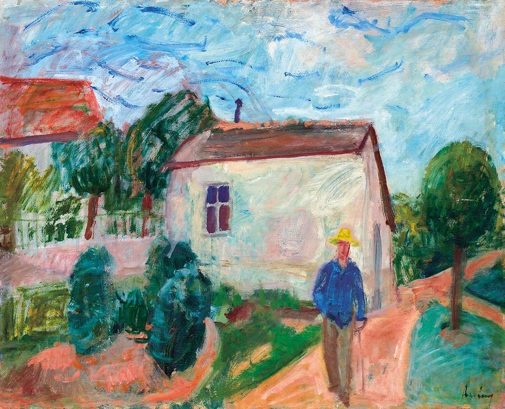 Berény Róbert (1887-1953) Walking in the Garden
