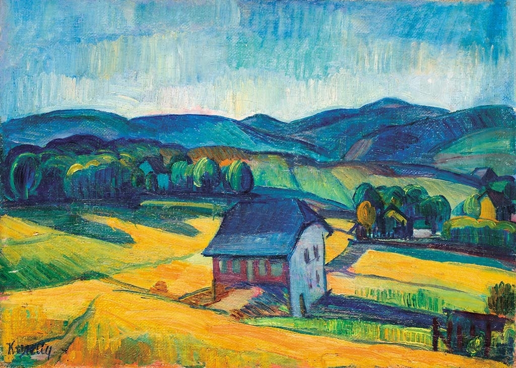 Kmetty János (1889-1975) Colorful Land
