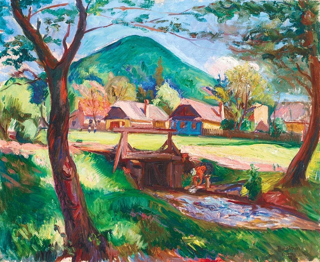 Boldizsár István (1897-1984) View of Baia Mare, 1922