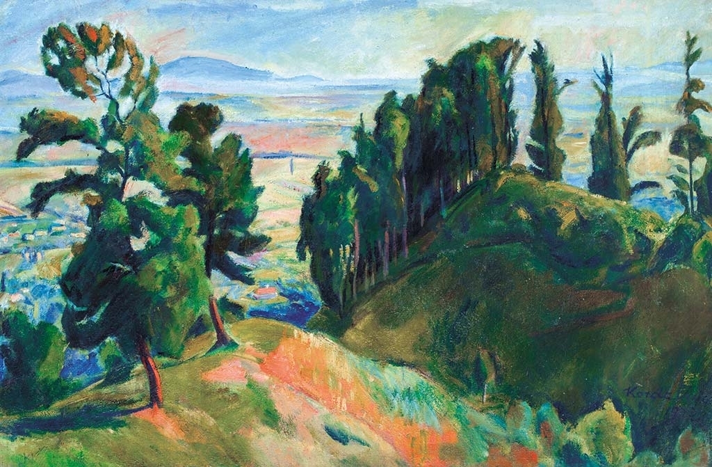 Korda Vince (1897-1977) View of Baia Mare, 1922