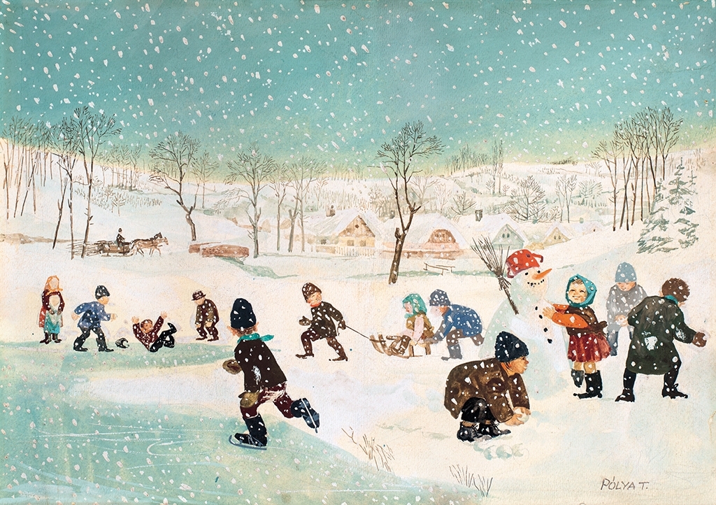 Pólya Tibor (1886-1937) Joys of Winter