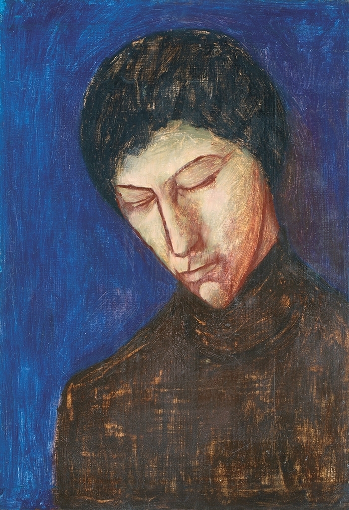 Kondor Béla (1931-1972) Female head, 1957