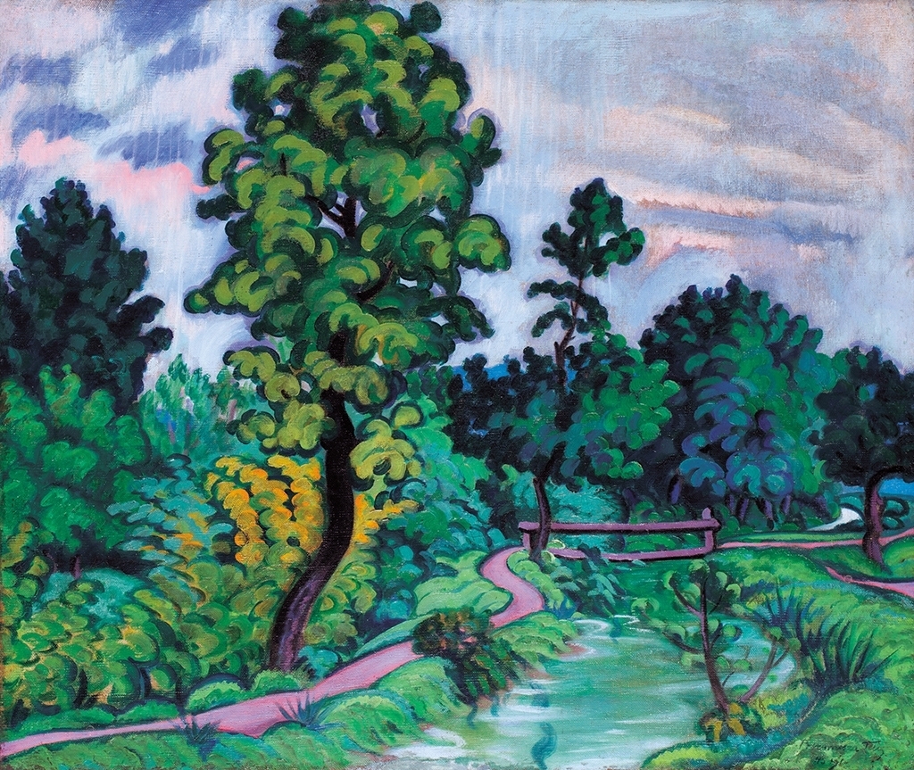 Boromisza Tibor (1880-1960) Rain, 1912