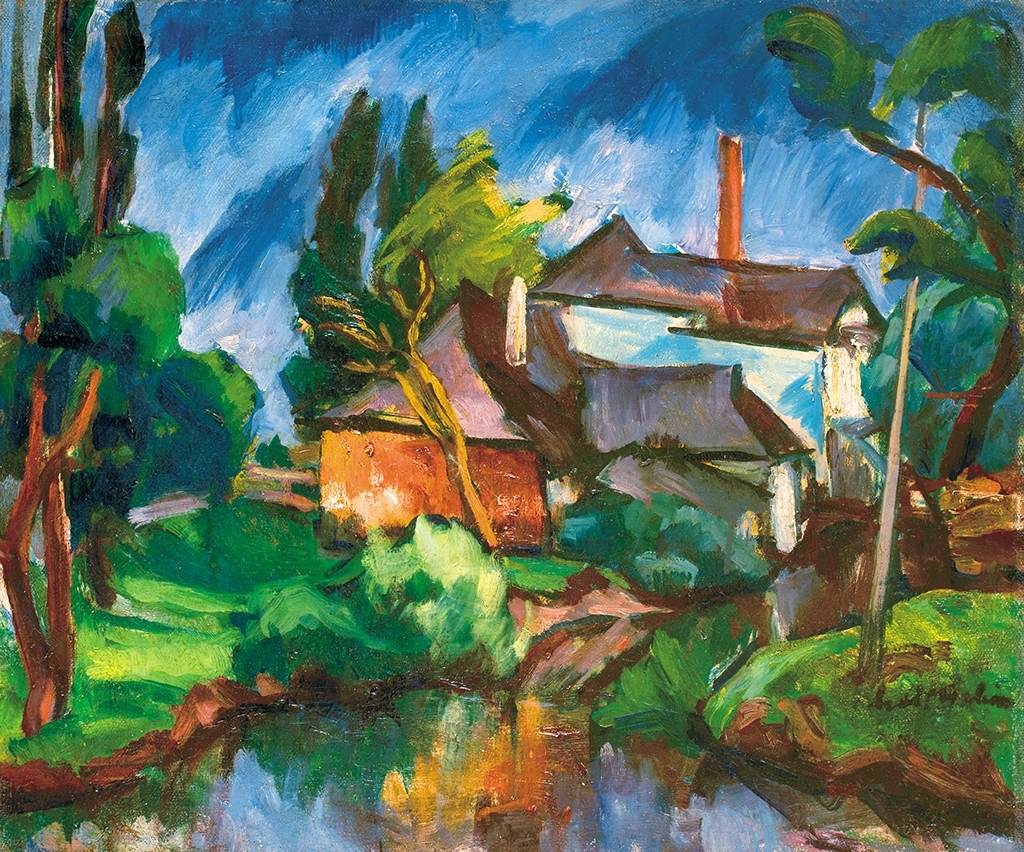 Perlrott-Csaba Vilmos (1880-1955) Landscape