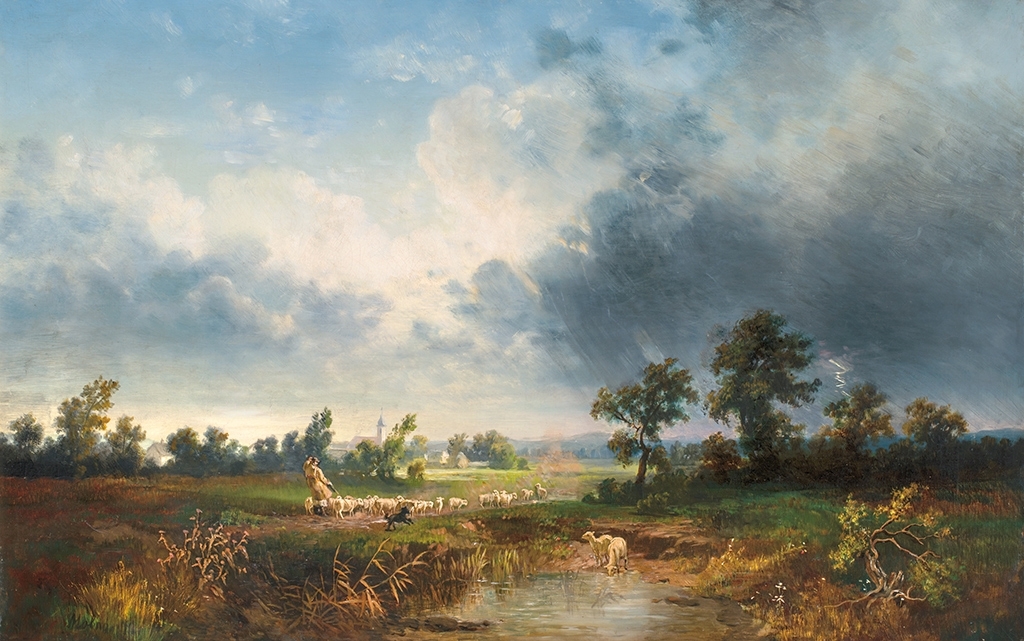 Molnár József (1821-1899) Forthcoming Storm