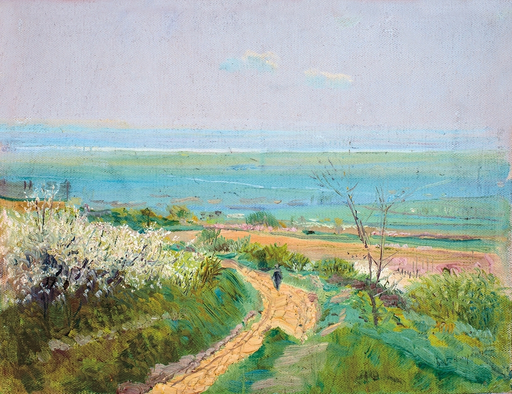 Mednyánszky László (1852-1919) Springtime Blossom