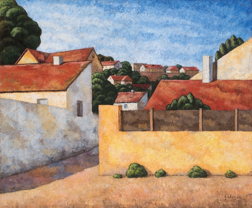 Gábor Jenő (1893-1968) Red roofs (Tettye)
