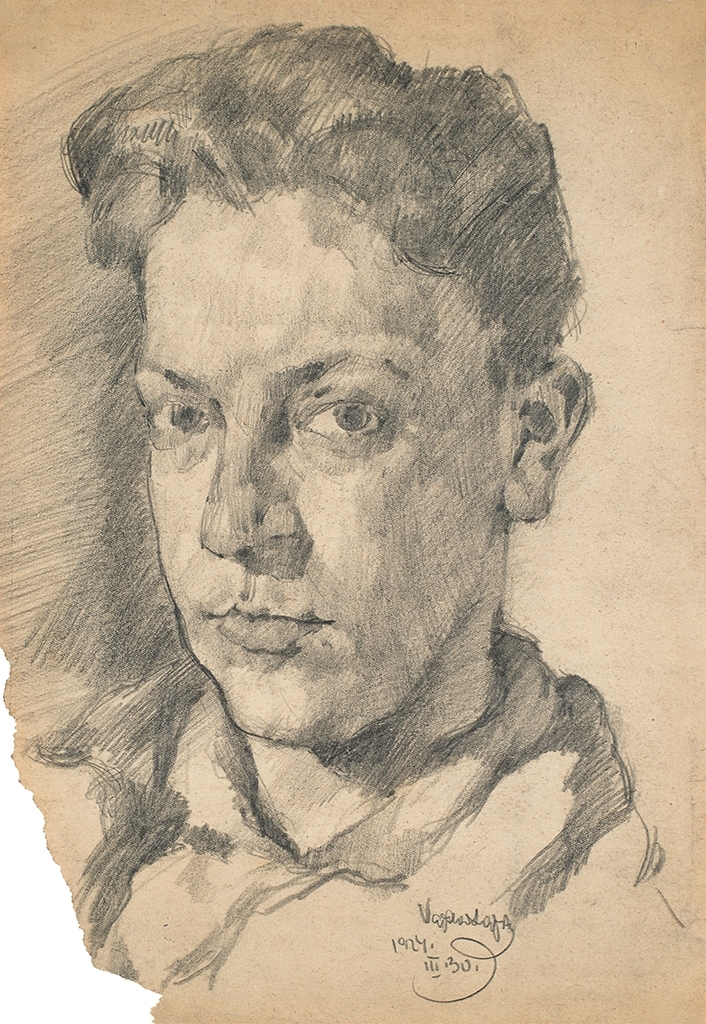 Vajda Lajos (1908-1941) Önarckép, 1924