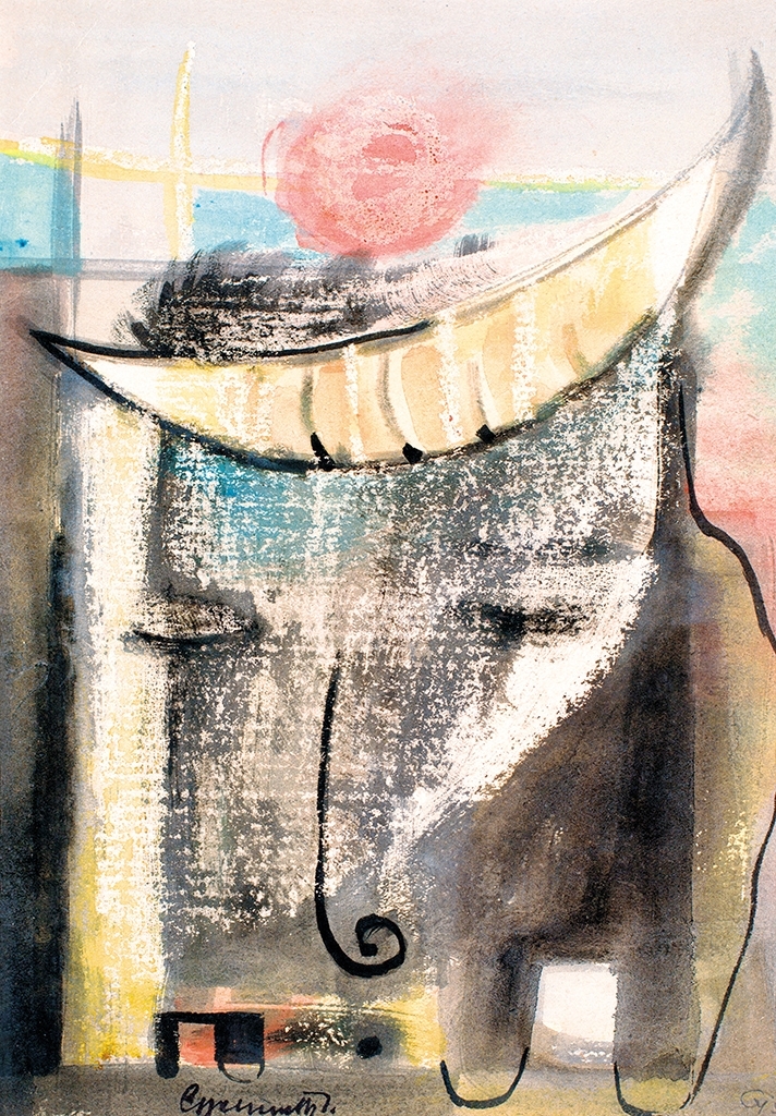 Gyarmathy Tihamér (1915-2005) Elefánt, 1957 (A/57/5)
