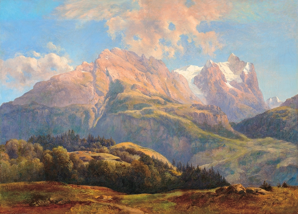 Telepy Károly (1828-1906) The Tatras, 1887