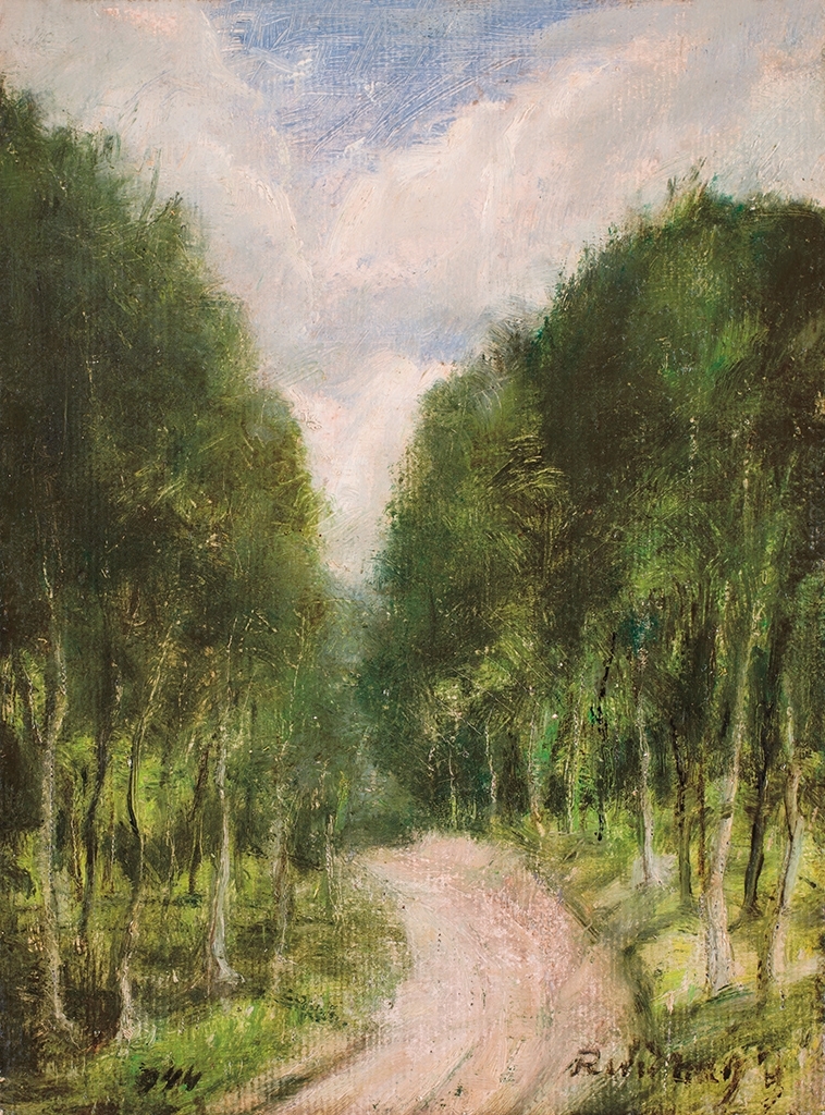 Rudnay Gyula (1878-1957) Forest path, 1944