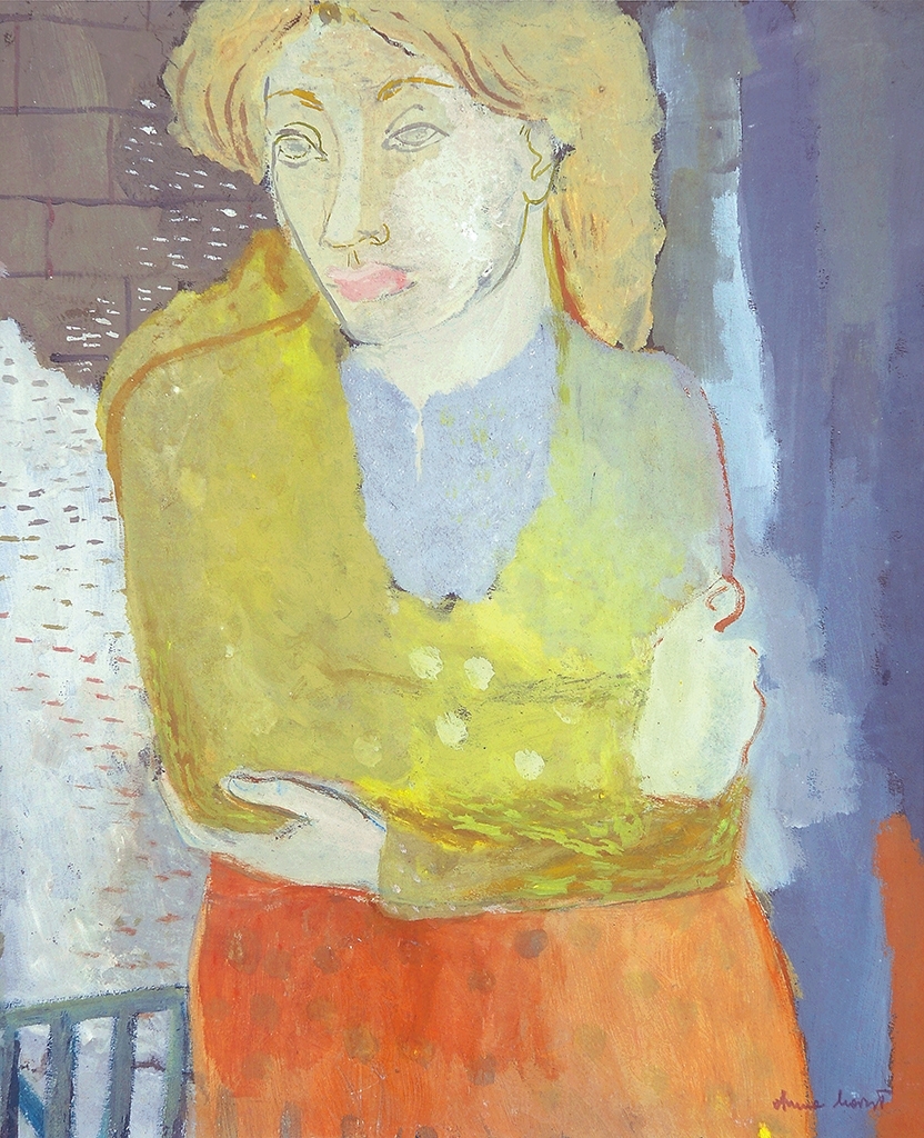 Anna Margit (1913-1991) In front of a Brickwork