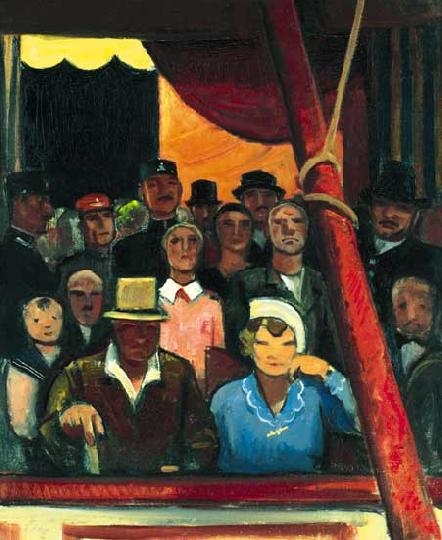Pólya Tibor (1886-1937) In the circus