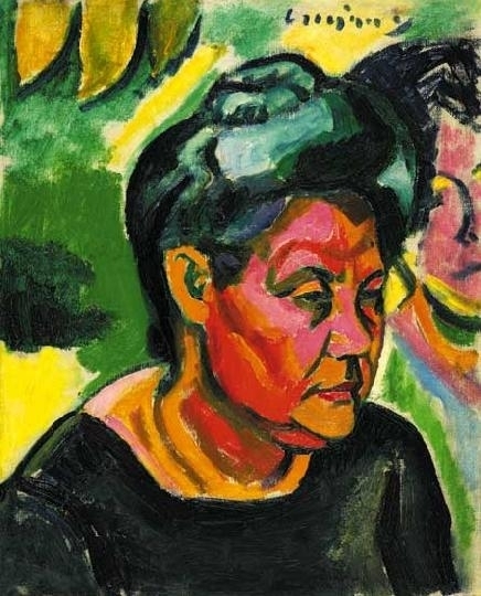 Czigány Dezső (1883-1938) Kettős női arckép, 1909