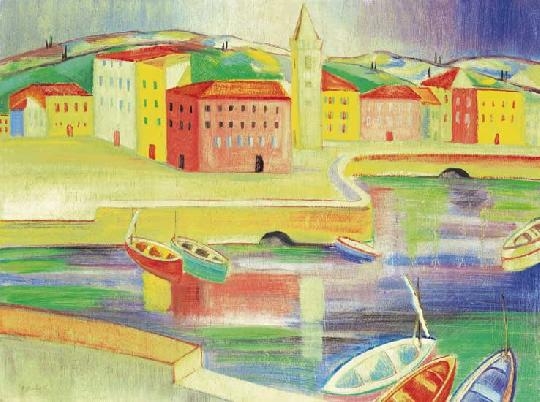 Gáborjáni Szabó Kálmán (1897-1955) Italian port